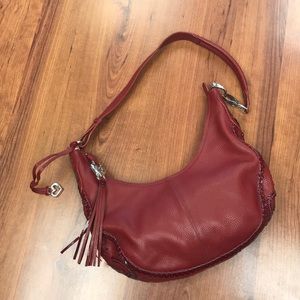 Brighton Red Hobo Bag